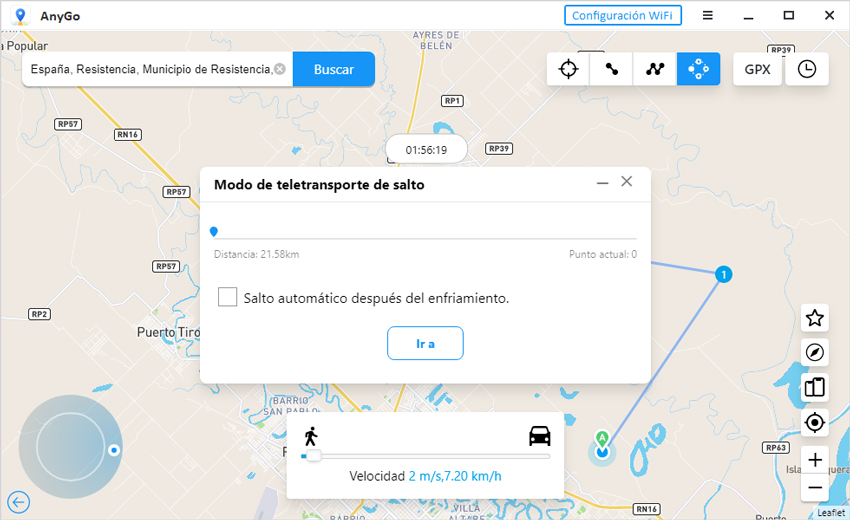 anygo saltar al punto siguiente ganar