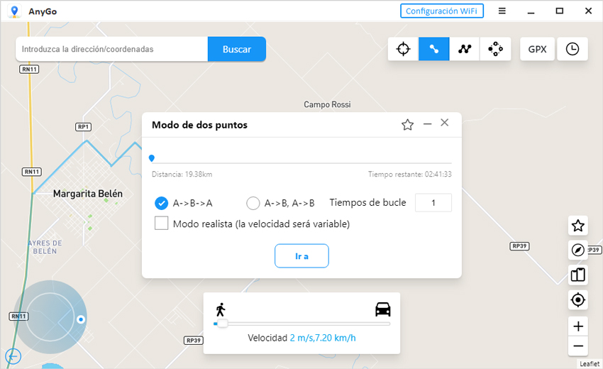 cargar gpx anygo ganar
