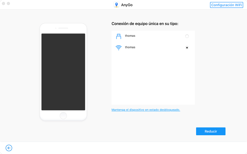 conectar por wifi anygo mac