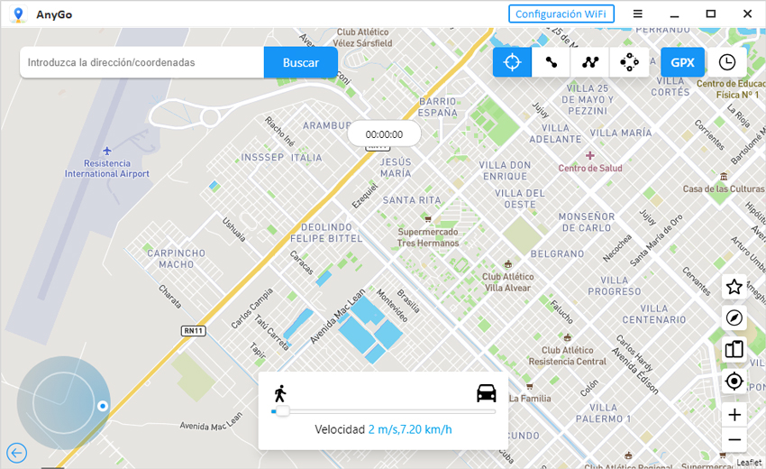 importar gpx anygo ganar