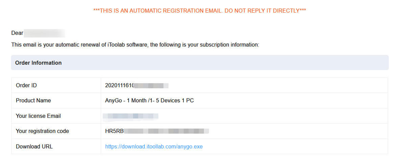 registrar email anygo