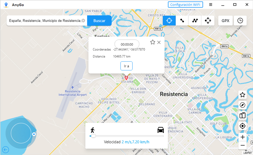 teletransporte a un nuevo lugar cualquier ganar